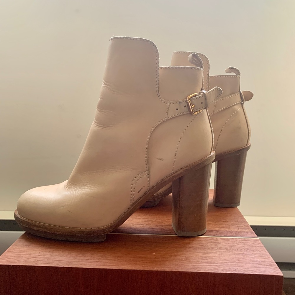 Acne Studios Nude Heeled Boots EU40